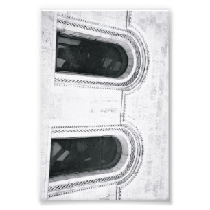 LETTRE Alphabet Photographie B1 Noir et Blanc 4x6