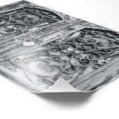 LETTRE Alphabet Photographie B6 Noir et Blanc 4x6 (Coin)