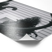 LETTRE Alphabet Photographie C5 Noir et Blanc 4x6 (Coin)