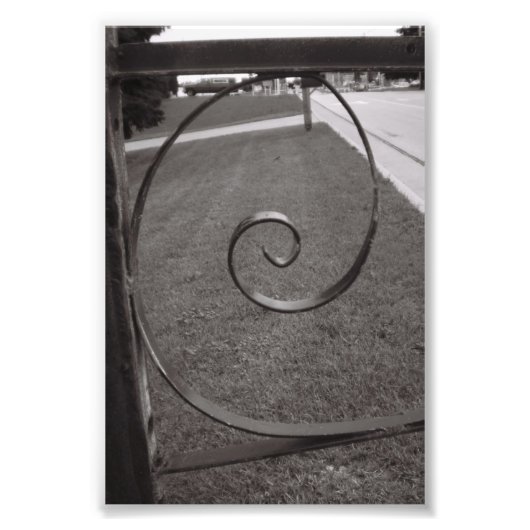 LETTRE Alphabet Photographie E1 Noir et Blanc 4x6 (Devant)