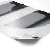 LETTRE Alphabet Photographie E2 Noir et Blanc 4x6 (Coin)