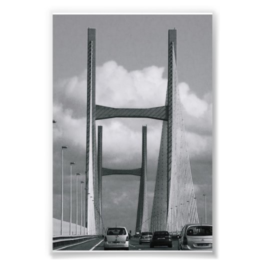 LETTRE Alphabet Photographie H2 noir et blanc 4x6 (Devant)