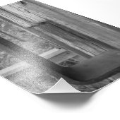 LETTRE Alphabet Photographie L6 Noir et Blanc 4x6 (Coin)