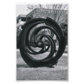 Lettre alphabet Photographie O7 noir et blanc 4x6 (Devant)