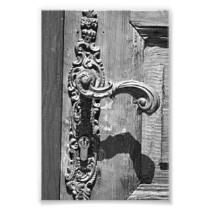 Lettre alphabet Photographie R7 noir et blanc 4x6