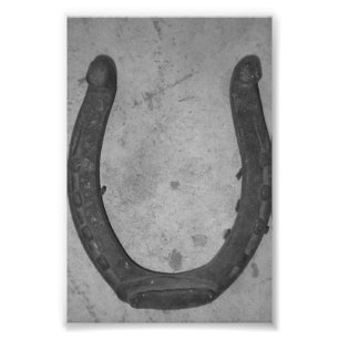 LETTRE Alphabet Photographie U4 Noir et Blanc 4x6