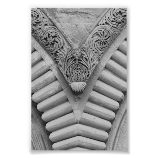 LETTRE Alphabet Photographie V5 Noir et Blanc 4x6 (Devant)