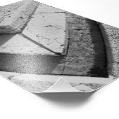 LETTRE Alphabet Photographie V6 Noir et Blanc 4x6 (Coin)