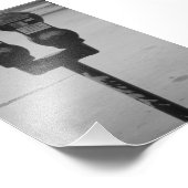 LETTRE Alphabet Photographie Y5 Noir et Blanc 4x6 (Coin)