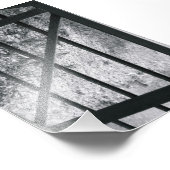 LETTRE Alphabet Photographie Z4 noir et blanc 4x6 (Coin)