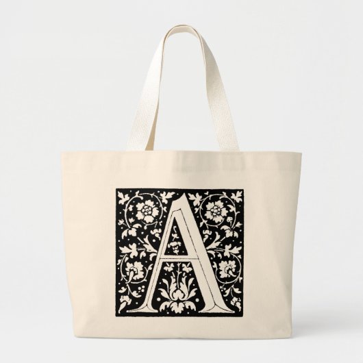 LETTRE Alphabet Renaissance A Sac fourre - tout (Devant)