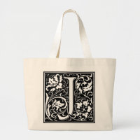 LETTRE Alphabet Renaissance J Sac fourre - tout