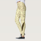 LETTRE antique Leggings (Gauche)
