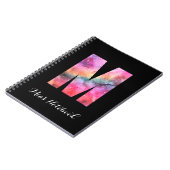 LETTRE arc-en-ciel Galaxy M Carnet (Côté gauche)