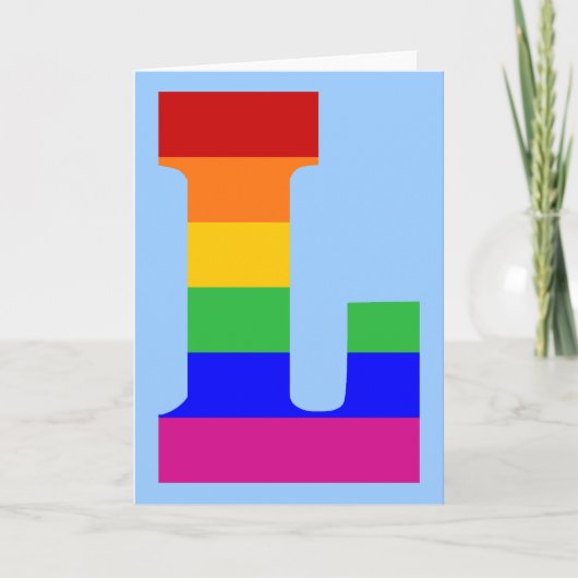 LETTRE arc-en-ciel L (Devant)