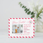 Lettre aux enfants Père Noël Photo Carte postale d (Debout devant)