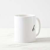 Lettre b mug (Devant droit)