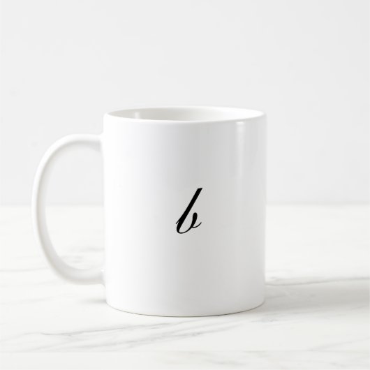 Lettre b mug (Gauche)