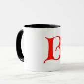 Lettre B Mug (Devant gauche)