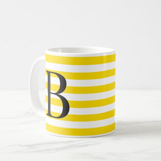 Lettre B Mug avec caractères (Devant gauche)