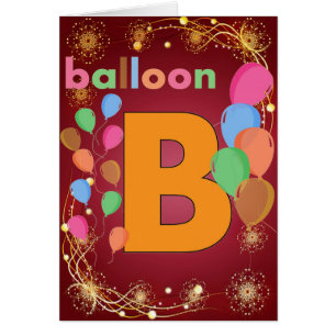 LETTRE BALLON B