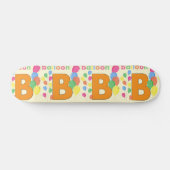 Lettre ballons B Skateboard (Horz)
