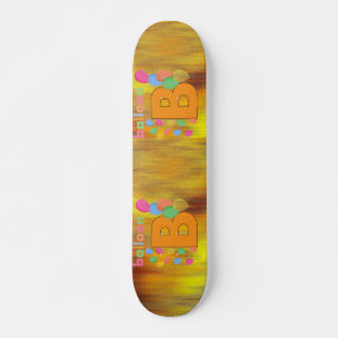 Lettre ballons B Skateboard
