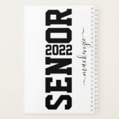 Lettre bloc senior Année de graduation personnalis (Dos)
