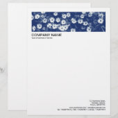 Lettre Bordure de 2 po/2 po en-tête - Faisceaux (Devant / Derrière)