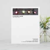 Lettre Bordure de 2 po/2 po en-tête - Rail d'éclairage (Debout devant)