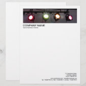 Lettre Bordure de 2 po/2 po en-tête - Rail d'éclairage (Devant / Derrière)