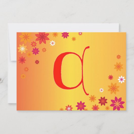 Lettre C Invitation (Devant)