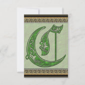 Lettre C Invitation (Devant)