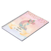 Lettre C Monogramme Mode Chat Fille Journal Quotid (Côté gauche)