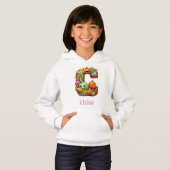 LETTRE C MONOGRAPHIQUE Halloween Cute Sweat - shir (Devant entier)
