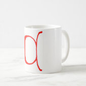 Lettre C Mug (Devant droit)