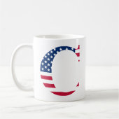 Lettre C Mug patriotique (Gauche)