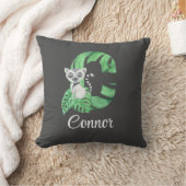 Lettre C Oreiller Lémur (Couverture)