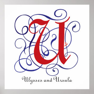 Lettre Casquette gothique U, Poster PNG 300 ppp