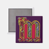Lettre celtique 'M' - Magnet (Recto/Verso)
