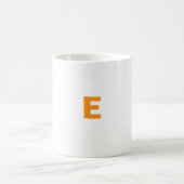 Lettre customisée E mug (Centre)