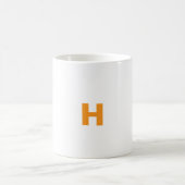 Lettre customisée H mug (Centre)