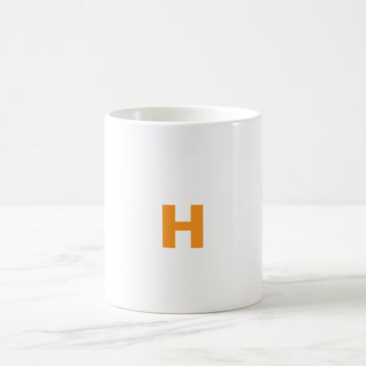 Lettre customisée H mug (Centre)