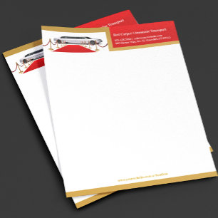 Lettre Customisée Papier à en-tête de service tapis rouge de limousi