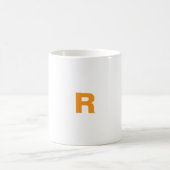 Lettre customisée R mug (Centre)