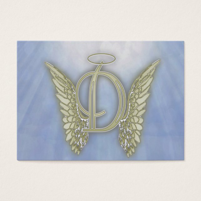 Lettre D Angel Monogramme (Devant)