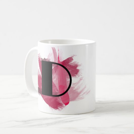 Lettre D Mug (Devant gauche)