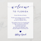 Lettre d'accueil du mariage et carte d'itinéraire  (Devant)