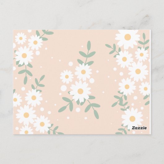 LETTRE Daisy do-it-yourself Retro Carte postale Bu (Dos)