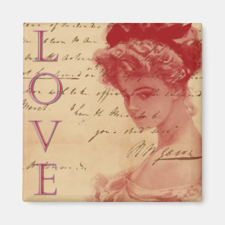 Lettre d'amour antique Magnet
